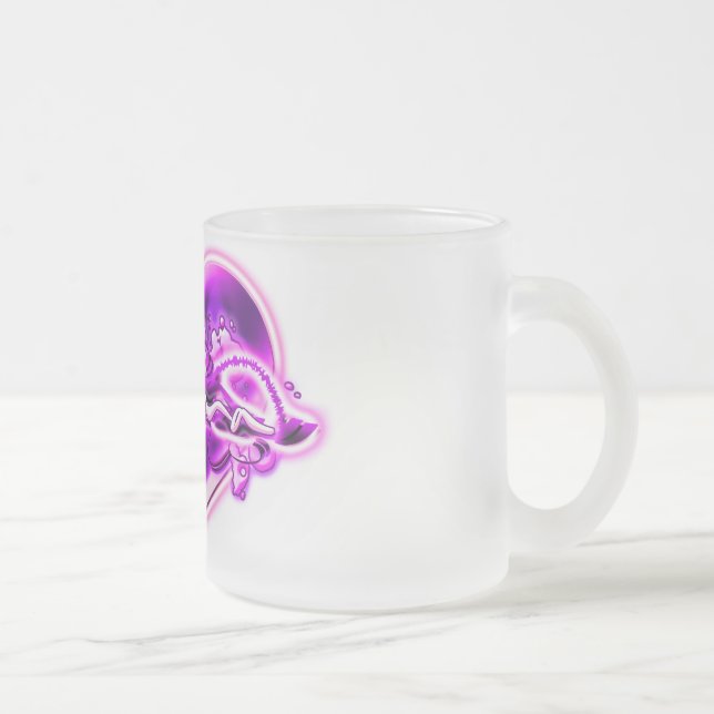 Caneca De Café Vidro Jateado Karina (Direita)