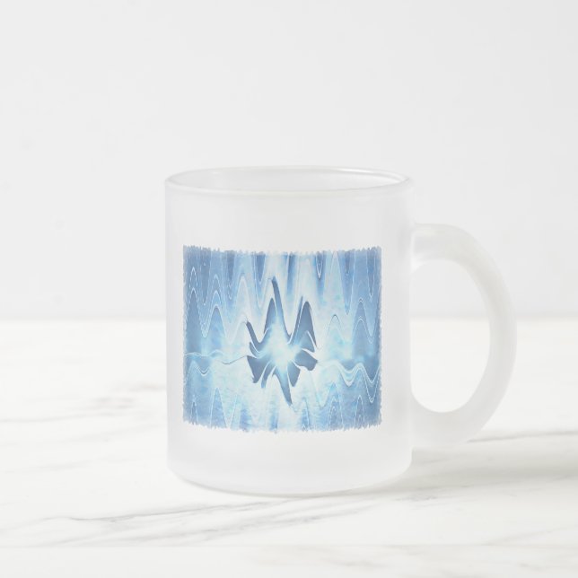 Caneca De Café Vidro Jateado Lago Glacial (Direita)