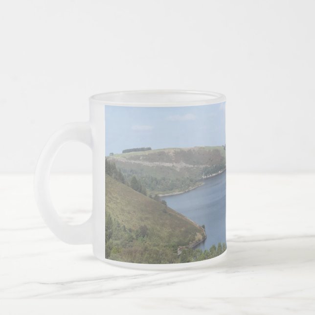 CANECA DE CAFÉ VIDRO JATEADO LAKES (Esquerda)