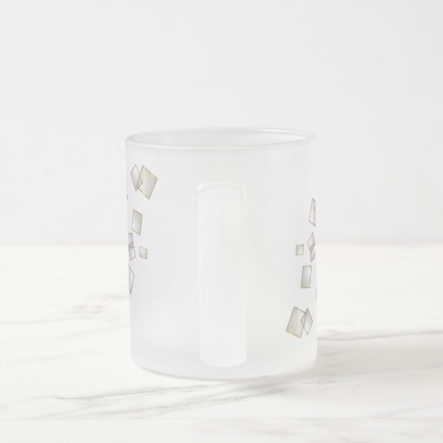 CANECA DE CAFÉ VIDRO JATEADO LAMBORGHININA (Alça)