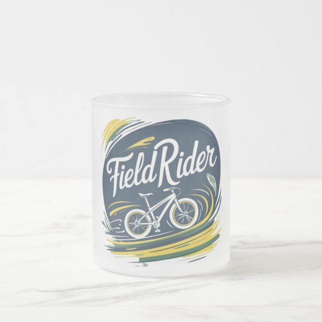 Caneca De Café Vidro Jateado Lâmina de Blisas de Ciclo (Centro)