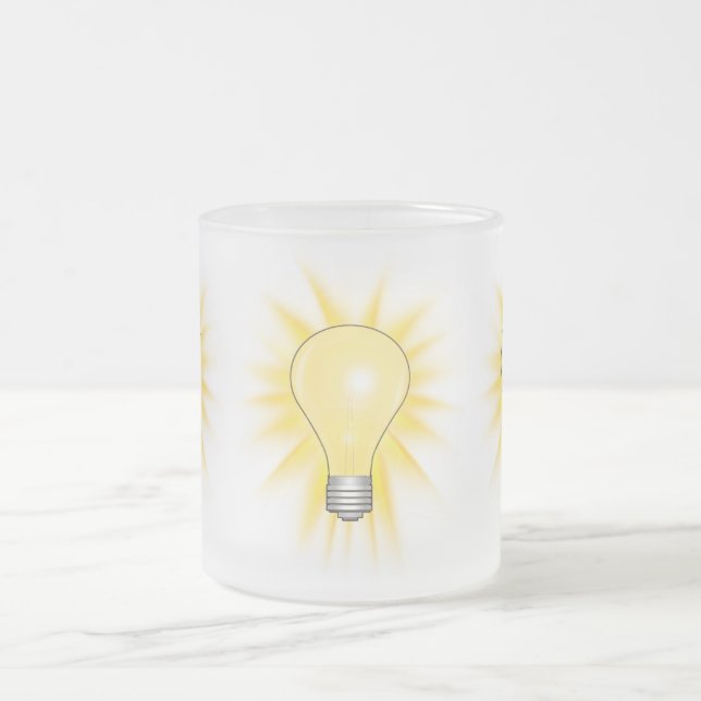 Caneca De Café Vidro Jateado Lâmpada - Esmaecer As Luzes (Centro)