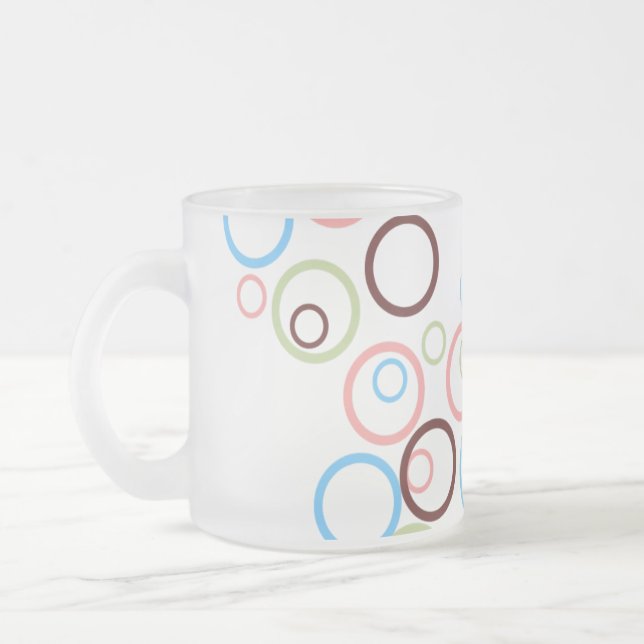 Caneca De Café Vidro Jateado Lâmpadas e Taça (Esquerda)