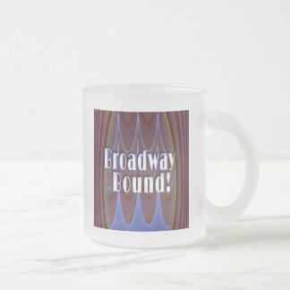 Caneca De Café Vidro Jateado Limite de Broadway!