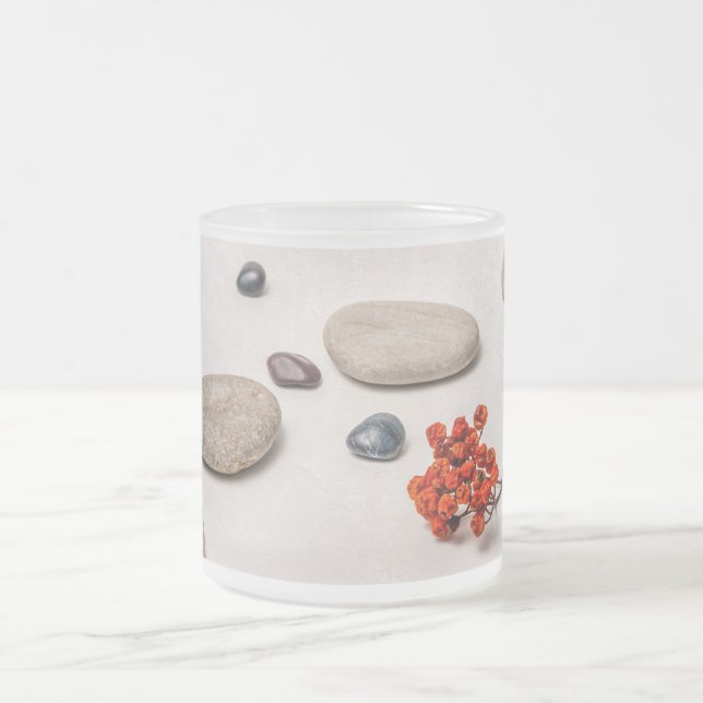 Caneca De Café Vidro Jateado Linhas De Vida (Centro)