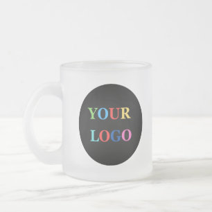 Caneca De Café Vidro Jateado Logotipo da Empresa Café Empresarial Personalizado