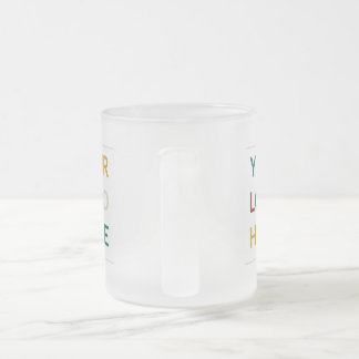 Caneca De Café Vidro Jateado Logotipo Personalizado e Texto Negócios Vidro Fosc