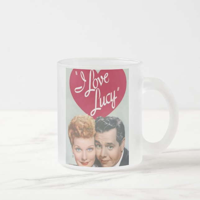 Caneca De Café Vidro Jateado Love Lucy (Direita)
