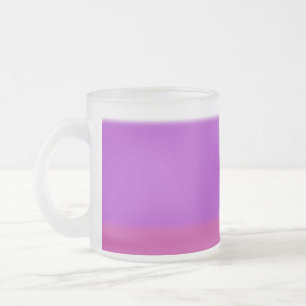 Caneca De Café Vidro Jateado Lovely Ombre