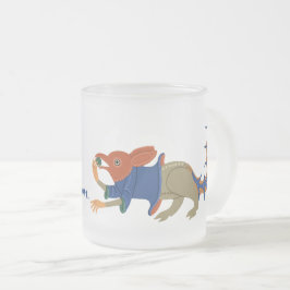 Caneca De Café Vidro Jateado Luttrell Psalter "Esquilo"