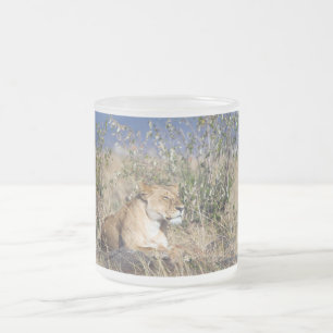 Caneca De Café Vidro Jateado Luz em repouso