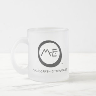 Caneca De Café Vidro Jateado M-E MIDDLE EARTH ENTERPRISES™ Fosco