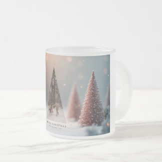 Caneca De Café Vidro Jateado Magic&elegant Christmas mug 2025