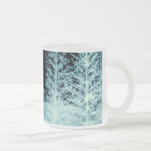 Caneca De Café Vidro Jateado Magic Winter Night Mug