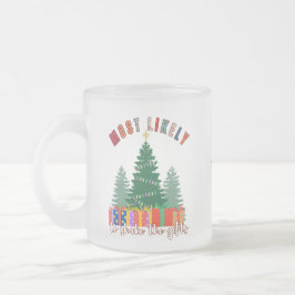 Caneca De Café Vidro Jateado Mais propenso a agitar os presentes