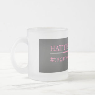 Caneca De Café Vidro Jateado Marca HattieEmpower