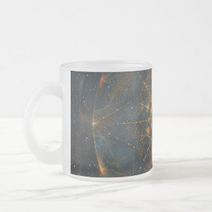 Caneca De Café Vidro Jateado Matriz de Sigilo