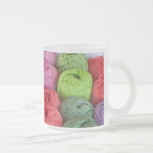 Caneca De Café Vidro Jateado Meias de fios (Direita)