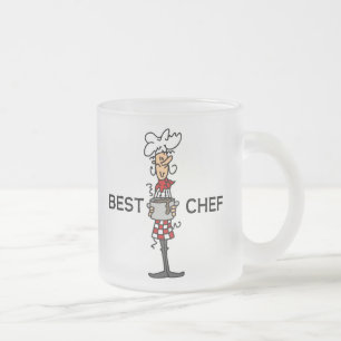 Caneca De Café Vidro Jateado Melhor Chef