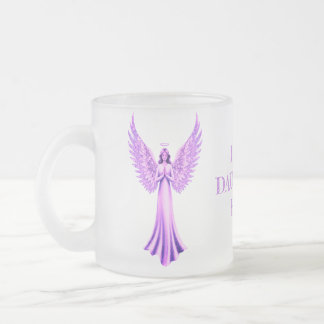 Caneca De Café Vidro Jateado Melhor Filha Nunca | Archangel Chamuel Rosa