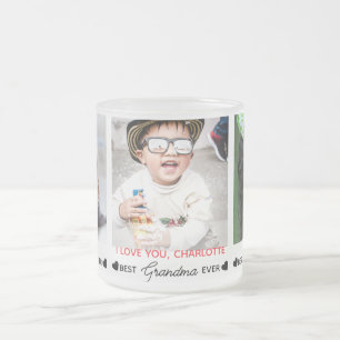 Caneca De Café Vidro Jateado Melhor GRANDMA Alguma Vez Personalizada Moderna 3