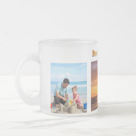 Caneca De Café Vidro Jateado Melhor Pai do Mundo
