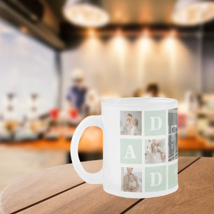Caneca De Café Vidro Jateado Melhor Presente do Pai de Fotografia do Modern Min
