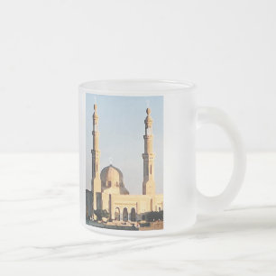Caneca De Café Vidro Jateado Mesquita em Aswan Egipto