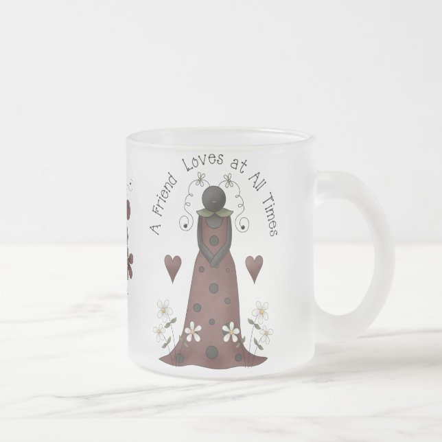 Caneca De Café Vidro Jateado Meu Melhor Amigo (Direita)