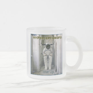 Caneca De Café Vidro Jateado Minha percepção de nós "Levantem-se" Lâmpadas e Co