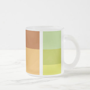 Caneca De Café Vidro Jateado Mínimo Limpo Moderno Simples