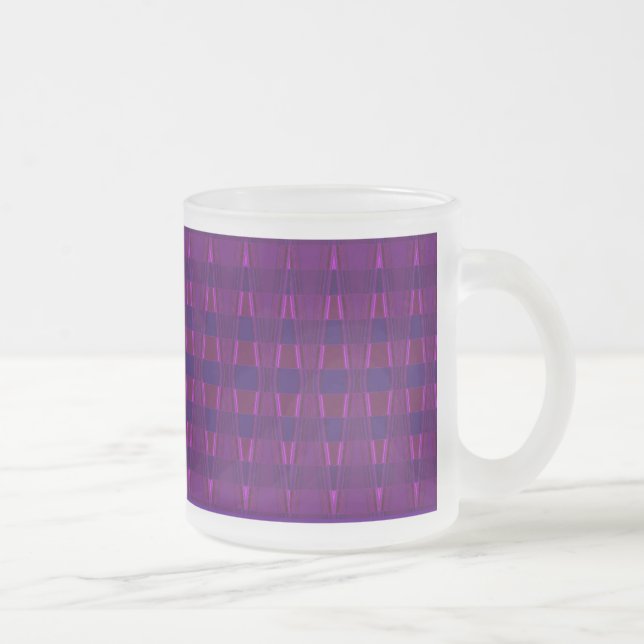 Caneca De Café Vidro Jateado Mint Glass Mug - Abstrato (Direita)