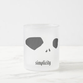 Caneca De Café Vidro Jateado Mok