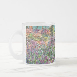 Caneca De Café Vidro Jateado Monet The Artist Garden at Giverny