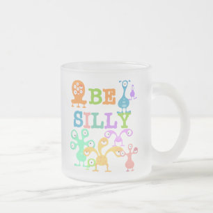 Caneca De Café Vidro Jateado Monstros de bobo