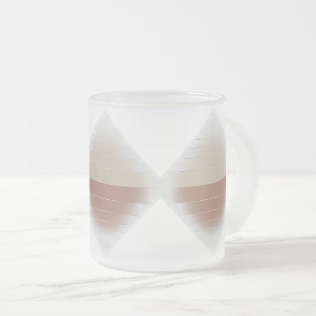 Caneca De Café Vidro Jateado Mouse de Mocha (Frente Esquerda)