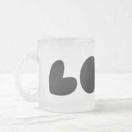 Caneca De Café Vidro Jateado Mug - Aniversário de Casamento