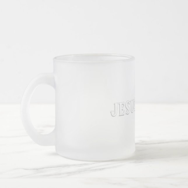 CANECA DE CAFÉ VIDRO JATEADO MUG ART E DESIGN (Esquerda)