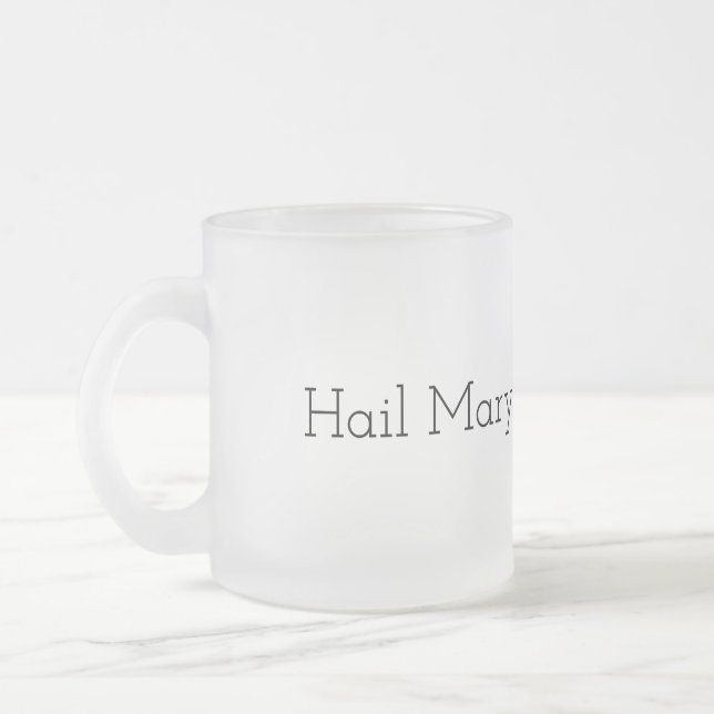 CANECA DE CAFÉ VIDRO JATEADO MUG ART E DESIGN (Esquerda)