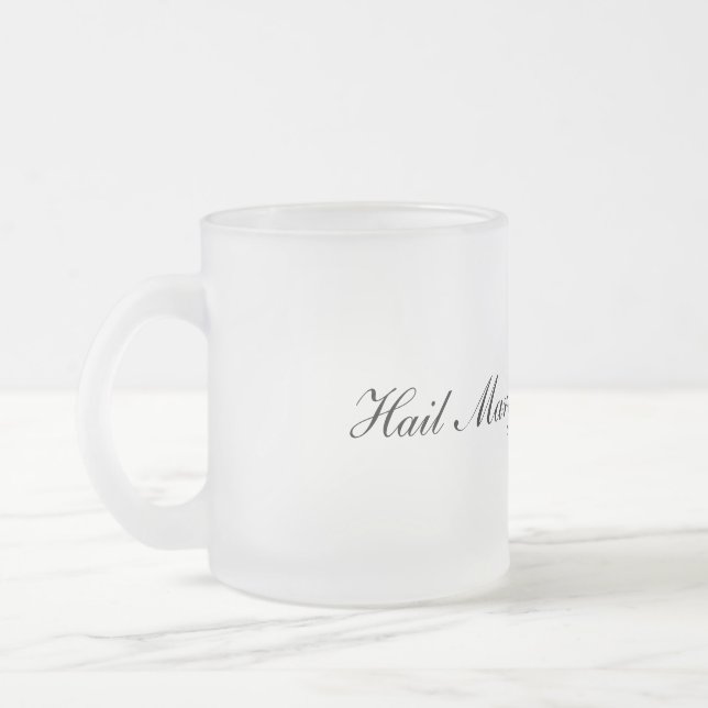 CANECA DE CAFÉ VIDRO JATEADO MUG ART E DESIGN (Esquerda)