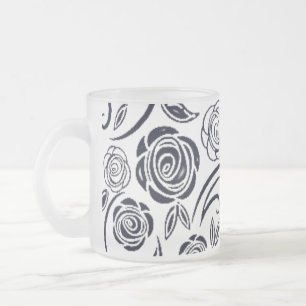 CANECA DE CAFÉ VIDRO JATEADO MUG ART E DESIGN