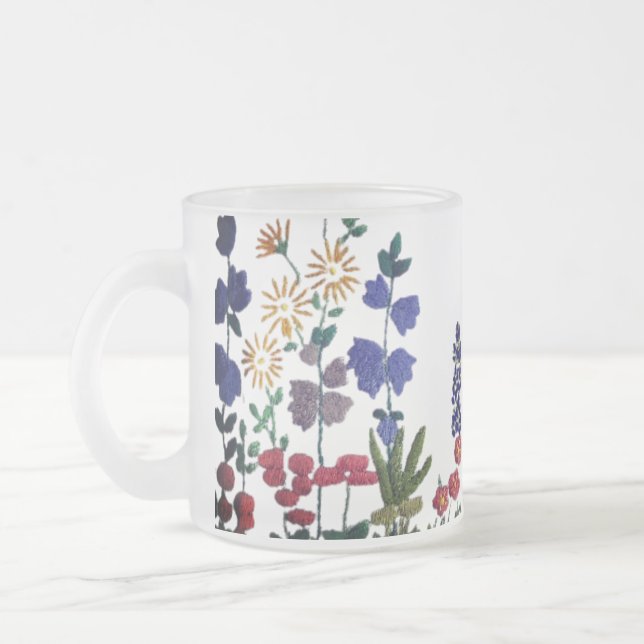 CANECA DE CAFÉ VIDRO JATEADO MUG ART E DESIGN (Esquerda)