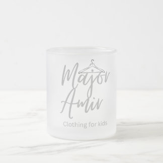 Caneca De Café Vidro Jateado mug de amir