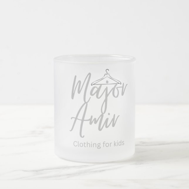 Caneca De Café Vidro Jateado mug de amir (Centro)