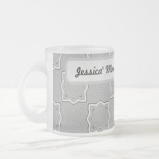 Caneca De Café Vidro Jateado Mug de Latência da Manhã Personalizada