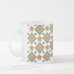 Caneca De Café Vidro Jateado Mug multipadrão