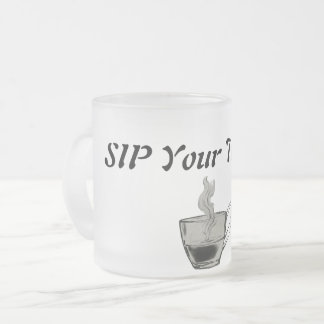 Caneca De Café Vidro Jateado Mug para TEA e Café