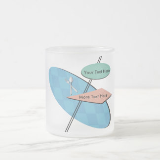 Caneca De Café Vidro Jateado Mugs personalizados de 50 personalizados