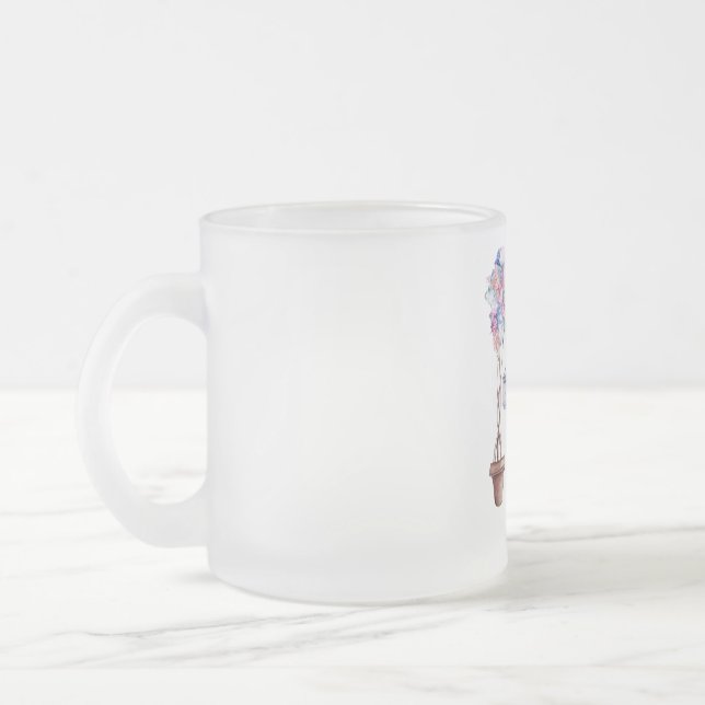 Caneca De Café Vidro Jateado MugStyle: Fosco De Vidro Mug Nossa Caneca De Vidro (Esquerda)