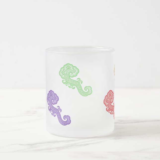 Caneca De Café Vidro Jateado Mystical Cloud Creature Mug (Centro)